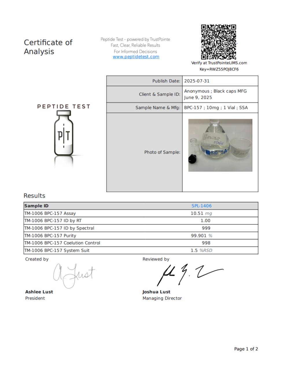 BPC-157 10MG